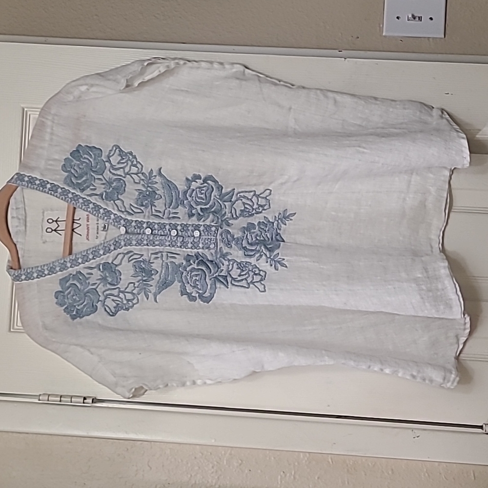 Johnny Was Linen Top